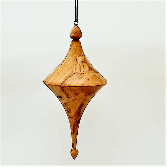 Heirloom Wooden Christmas Icicle Ornaments